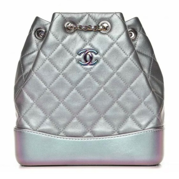 CHANEL Handbags - CHANEL Iridescent Quilted Gabrielle Backpack